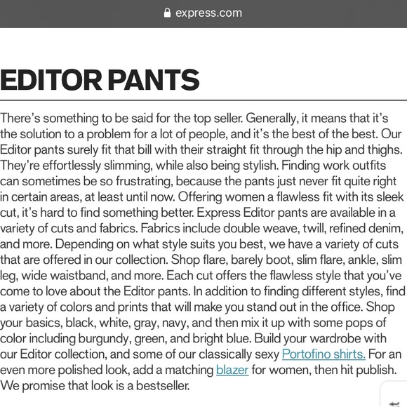 Express Women’s 8L Tan Tweed Editor Trousers - Picture 6 of 8